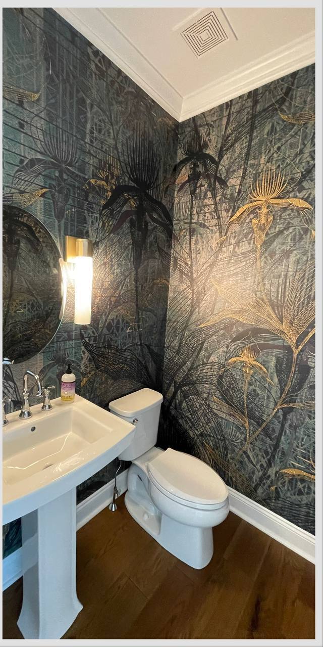 After Powder Room Mural